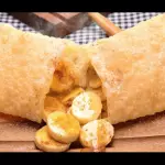 PASTEL BANANA, LEITE COND. E CANELA