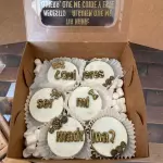 Oreo con mensaje en caja