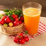 Acerola com laranja