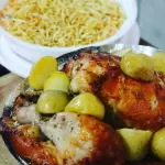 frango na brasa+batata+salpicao M