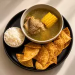 Costilla con elote