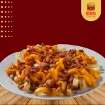 Batata Frita com Cheddar e Bacon