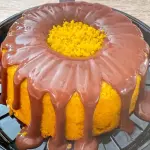BOLO VULCÃO Tamanho 20 cm