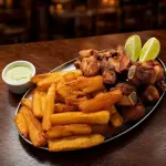 COSTELINHA DE PORCO COM MANDIOCA
