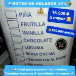 🍦 Bote sabor piña (10 ltrs)