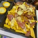 FRITAS COM BACON E QUEIJO