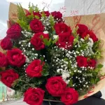 20 rosas vermelhas  (Linha gigante )