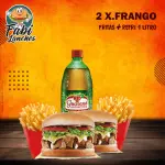 2 X.Frango + FRITAS + REFRI 1L