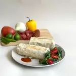 Burrito Norteño, con Chorizo+Café