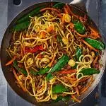 Pork Pan Fried Noodles