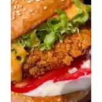 crispy chicken burger