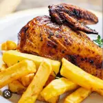 1/4 de pollo muslo