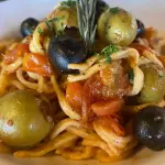 Spaghetti alla puttanesca.