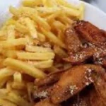 Asinha com fritas