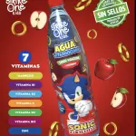 Agua Sonic Manzana
