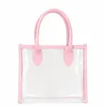 Bolsa pvc borde cuero