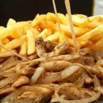 FRITAS COM FRANGO
