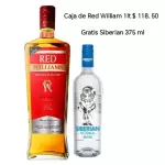 CAJA RED WILLIAM 1L + SIBERIAN 375ML
