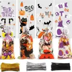 Bolsas Halloween c/amarre pack12u 3
