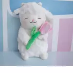 Peluche Corderito con flor