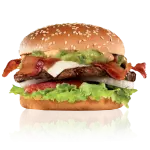Burger BBQ-Tocino.