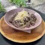 Risotto con fajitas de lomito