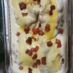 Filé à Carbonara