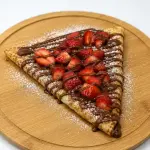 Crepe Chocolate com Morango