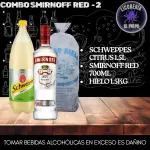 Smirnoff Red + Schweppes + Hielo