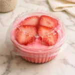 Mousse de morango