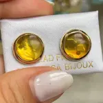 Zarcillos de Ambar 10mm
