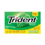 CHICLETE TRIDENT MENTA 25G
