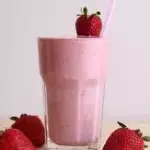 Batido de frutilla