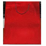 FUNDA CUADRADA COLOR PLATEADO ROJO