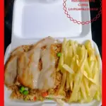 A-2 Chow fan puerco a la plancha