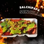 Salchipapa sencilla