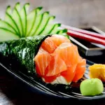 Temaki de salmon