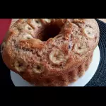 Bolo de Banana com Canela