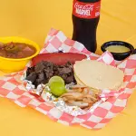 Paq Ind Arrachera con refresco