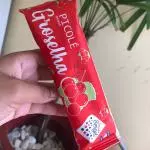 Picolé groselha
