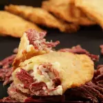 Carne seca com queijo