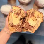 Mini chocotone ninho com nutella