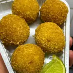 5 bolinhas de salmão
