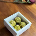 Caixa Brigadeiro Belga de Pistache