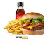 X-burguer + coca Pet  + Batata  😍