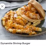 Dynamite Shrimp Burger
