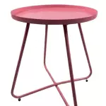 Mesa ratona auxiliar Asia Rosa