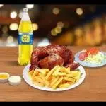 pollo con gaseosa