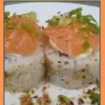 Uramaki Salmão e Gergelim