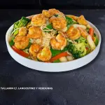 Tallarín con "LANGOSTINOS"
